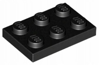 

Lego 3021 płytka 2x3 czarny 2 szt N