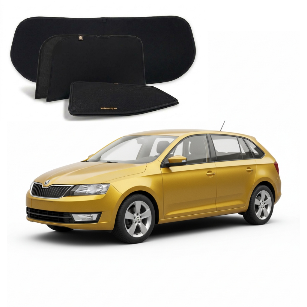 Sluneční clony na skla s magnety Škoda Rapid Spaceback