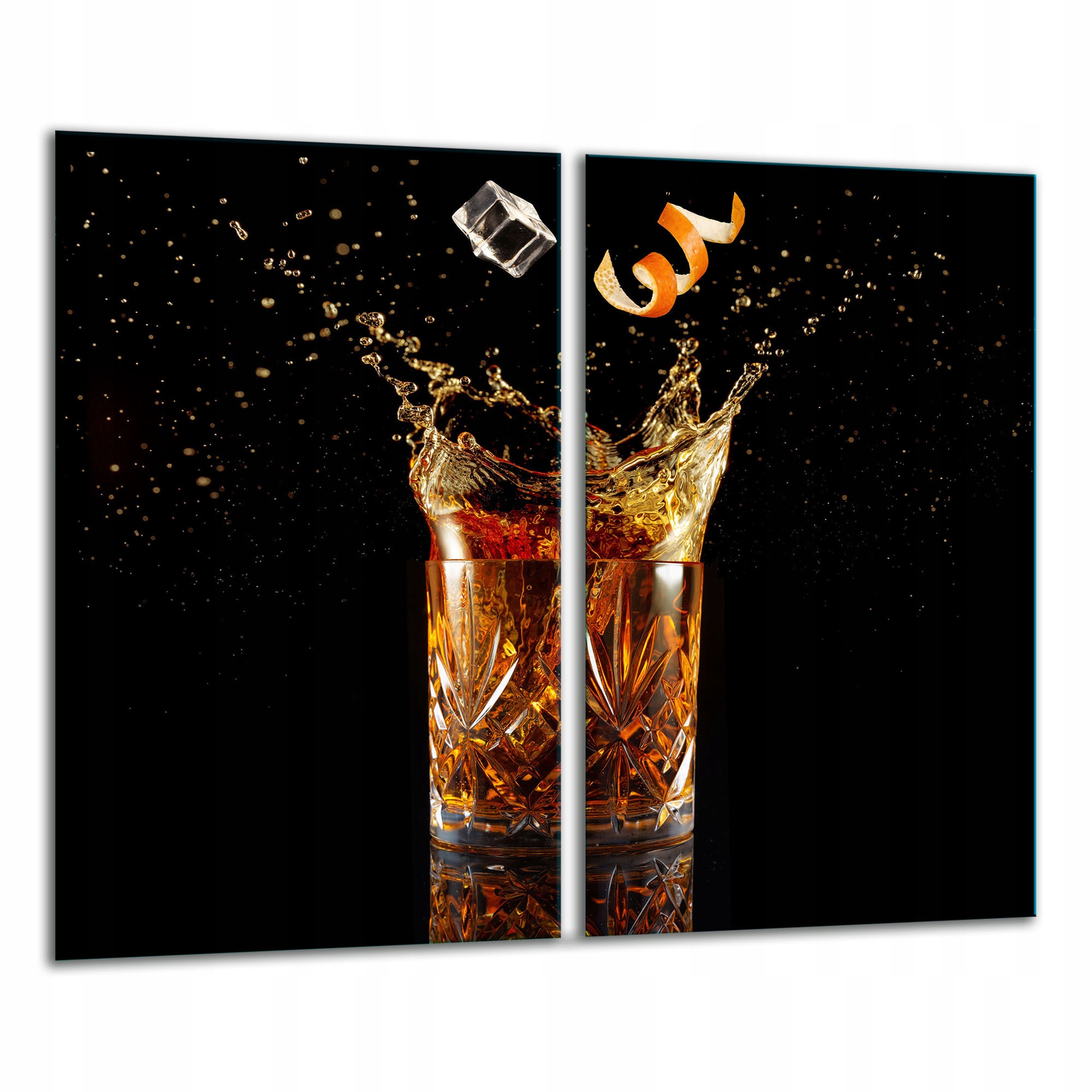 Skleněná Krájecí Deska 2x 30x52 Drink 7v1