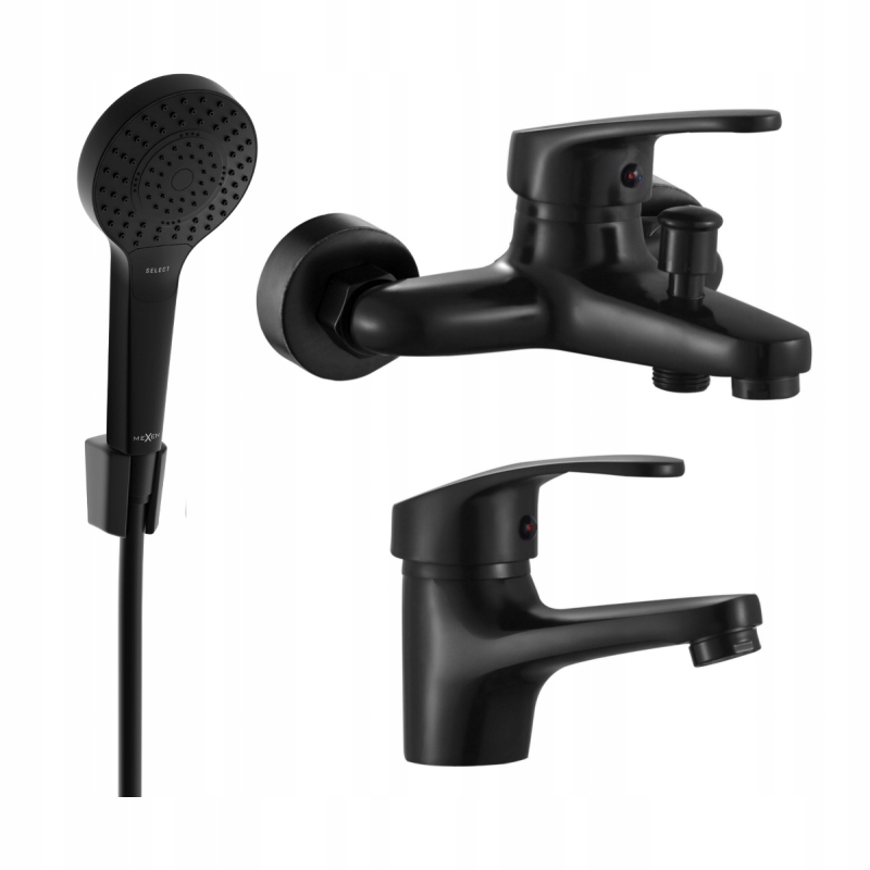 Mexen Erica R05 sprchová súprava, čierna 746403R05-70