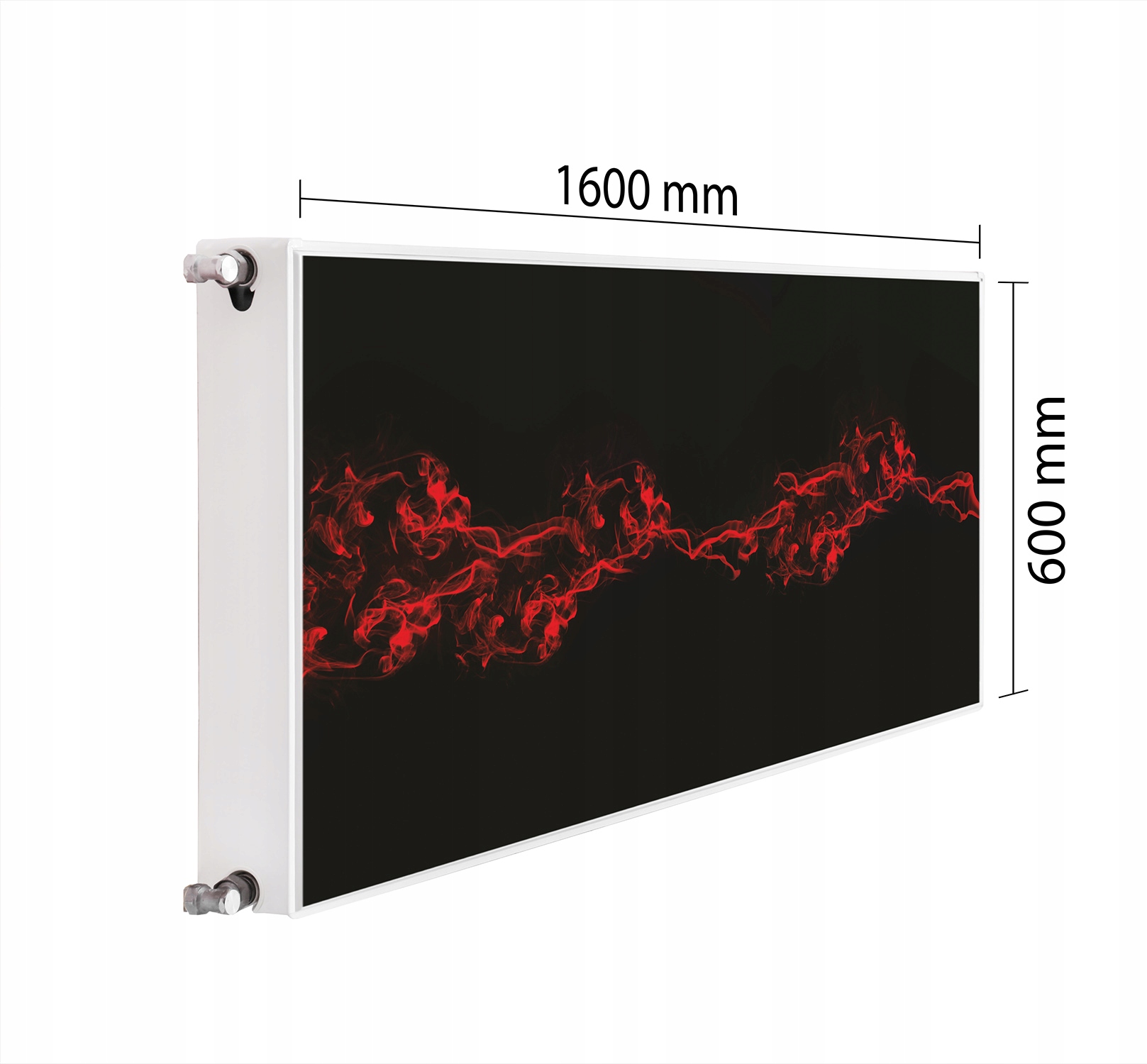 Magnetická Krytka Na Radiátor 160x60 Kouřová Podložka Magnet