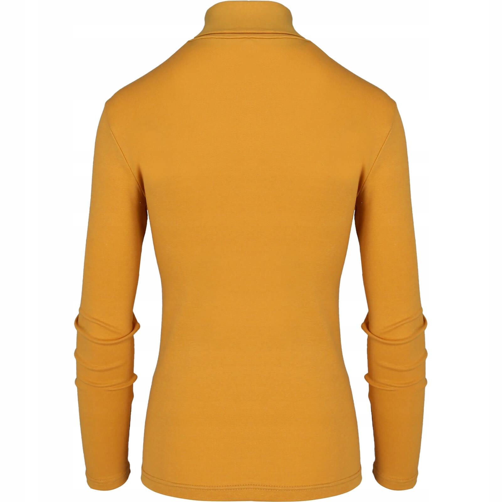 Golf Damski Cienki Elastyczny Sweter miodowy S Rękaw długi rękaw