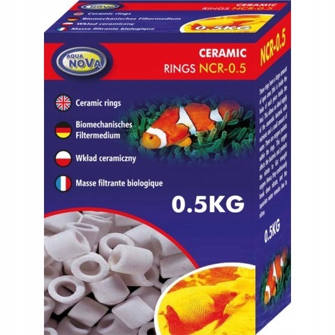 

Aqua Nova Bio-ceramika 800ml 0.5kg Wkład Siatka