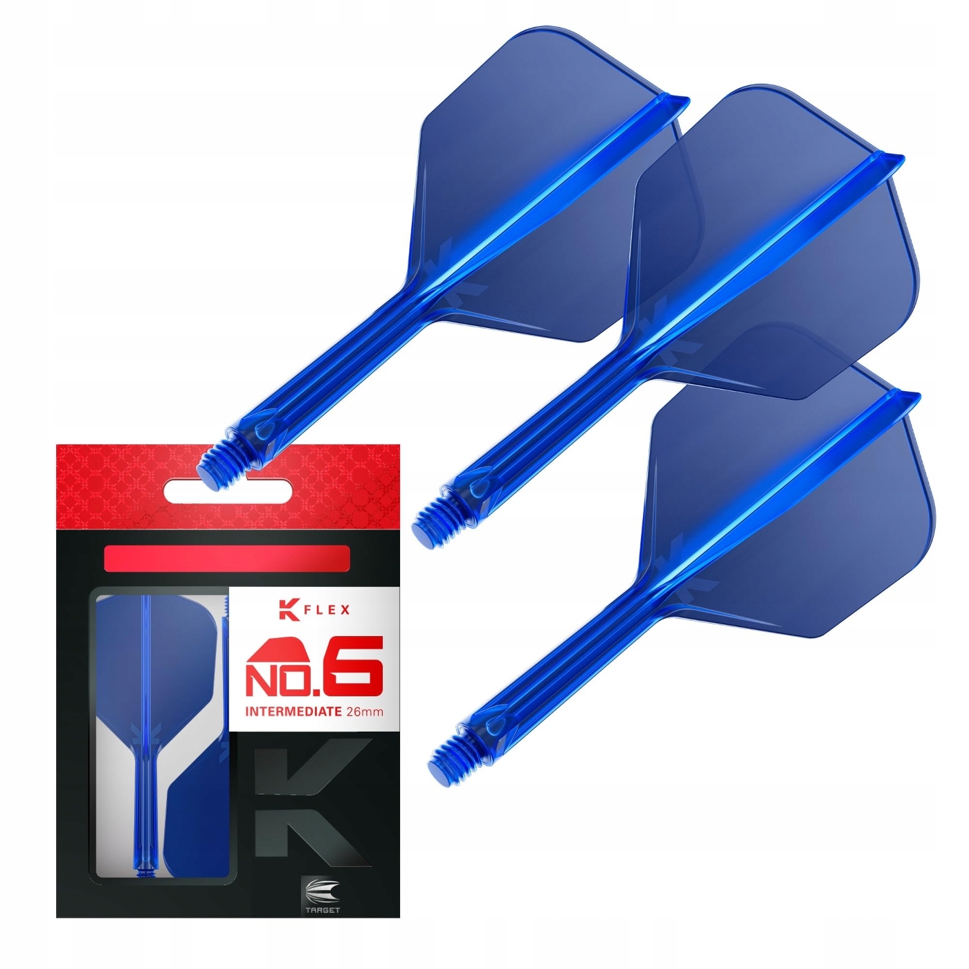 Target Darts K Flex Lotkoszafty No.6 Intermediate 26mm Niebieski