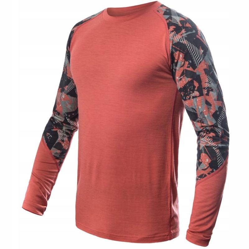Sensor Triko Merino Impress pánské dlouhý terakota 2XL