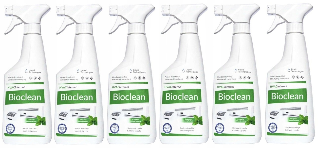 Levně 6xPřípravek na čištění klimatizací 0.5 L Bioclean Liquid Technologies