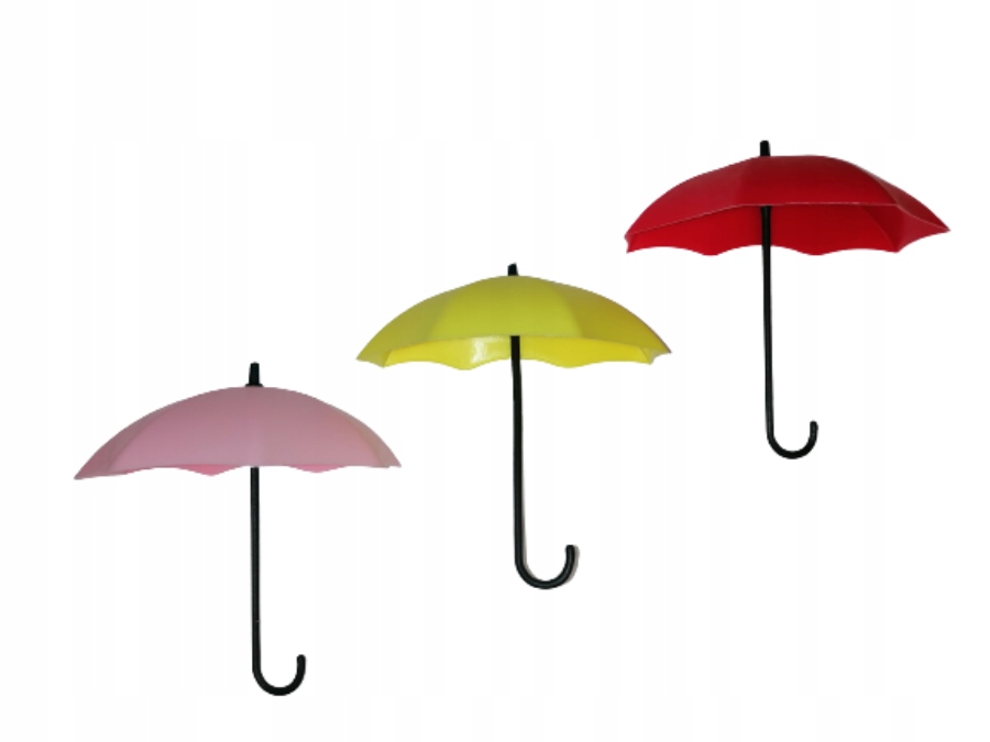 

Wieszaki samoprzylepne Parasolka 3 szt. Zestaw 3