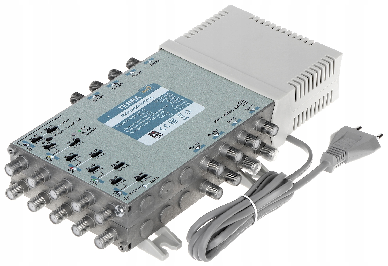 Multipřepínač MR-912L 9 Vstupů 12 Výstupů Terra