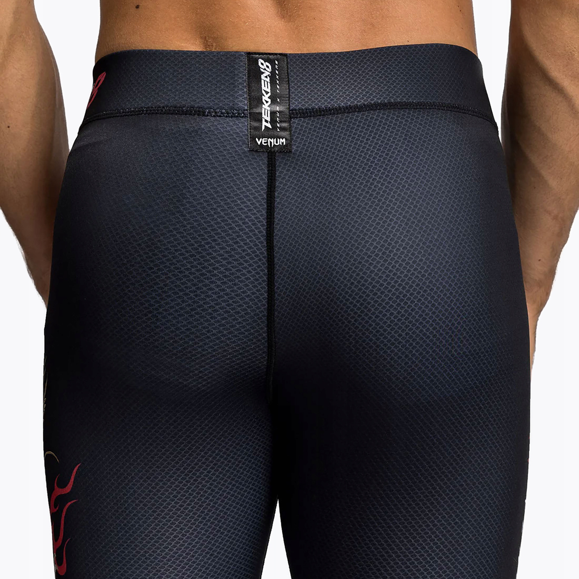 Pánské tréninkové legíny Venum X Tekken 8 Marshall Law Spats black/red/