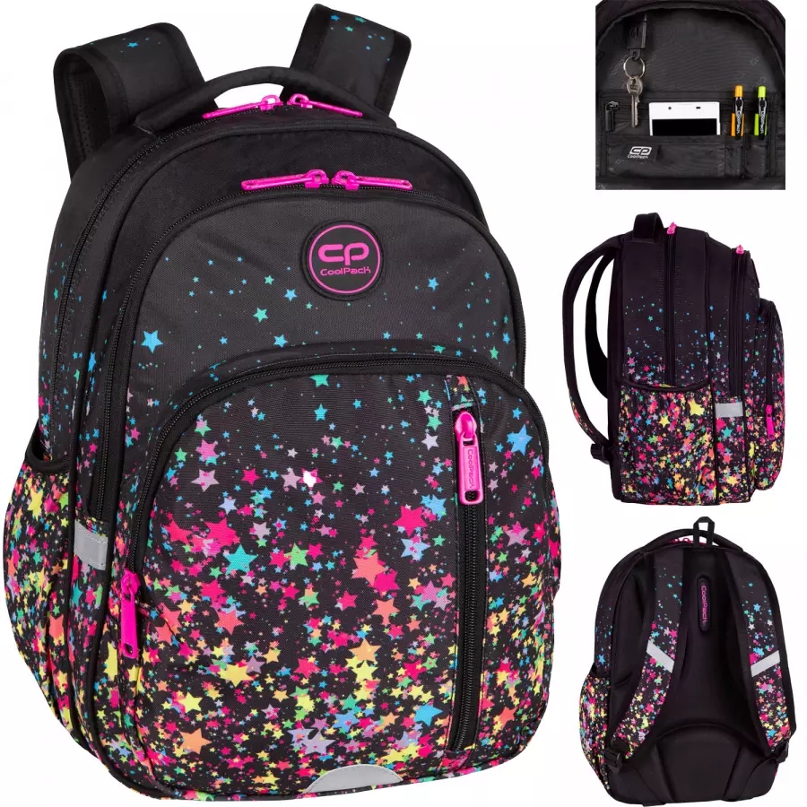 Coolpack Plecak Szkolny Młodzieżowy Dla Dziewczyn Gwiazdki Galaxy