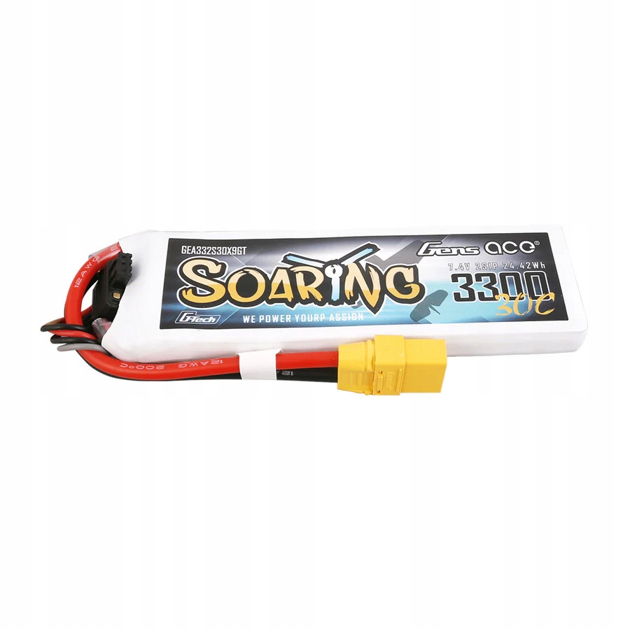 Akumulator LiPo Gens ace G-Tech Soaring 3300mAh 7.4V 30C 2S1P wtyczką XT90