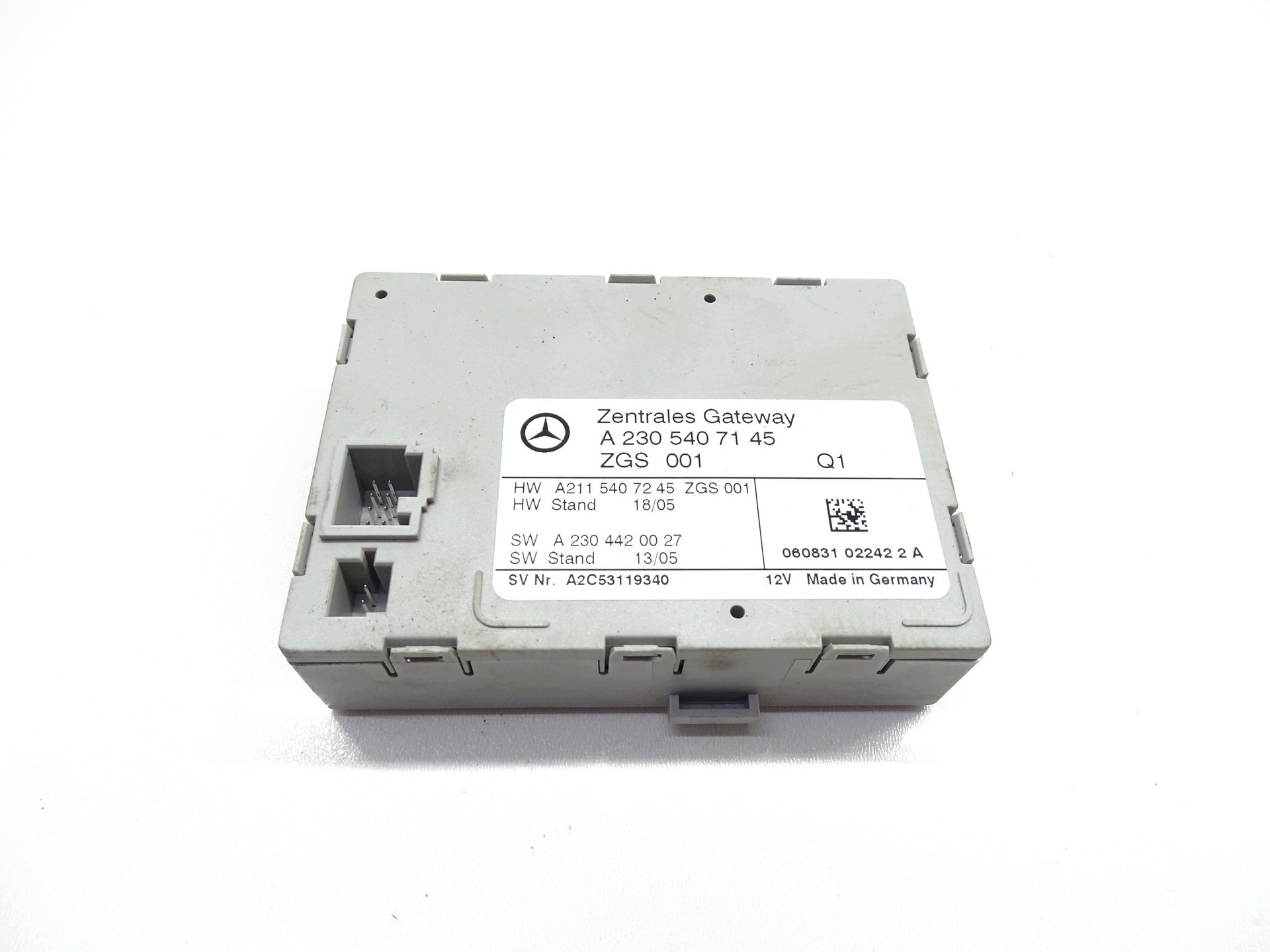 module control unit GATEWAY MERCEDES R230 A2305407145