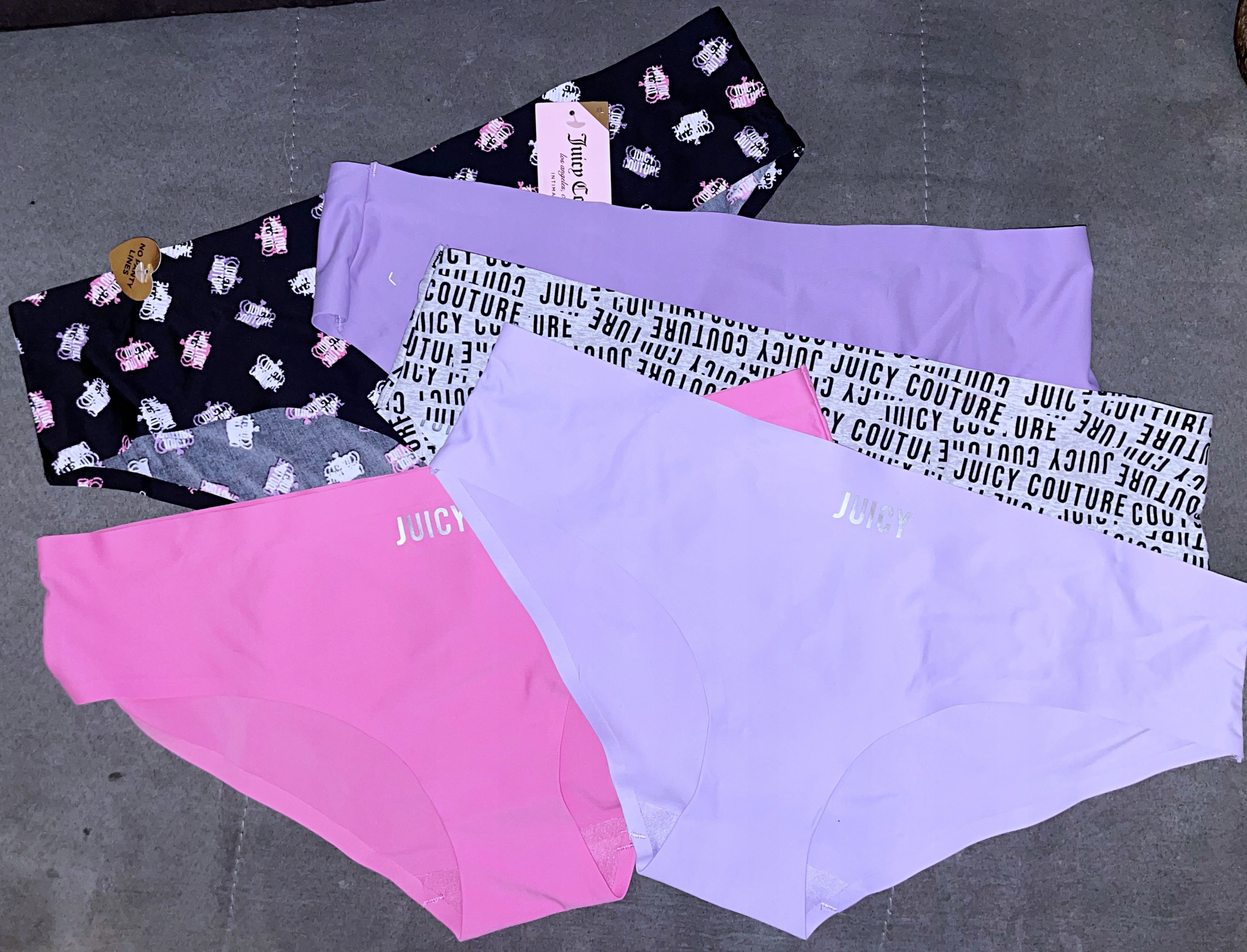 Kalhotky Juicy Couture 42 XL Komplet 5ks