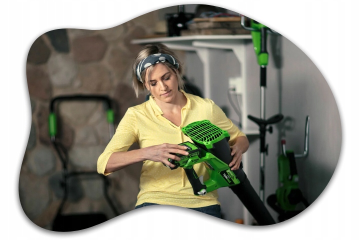 Kosiarka akumulatorowa 60V 46cm Kosz 55l Regulacja Marka GreenWorks