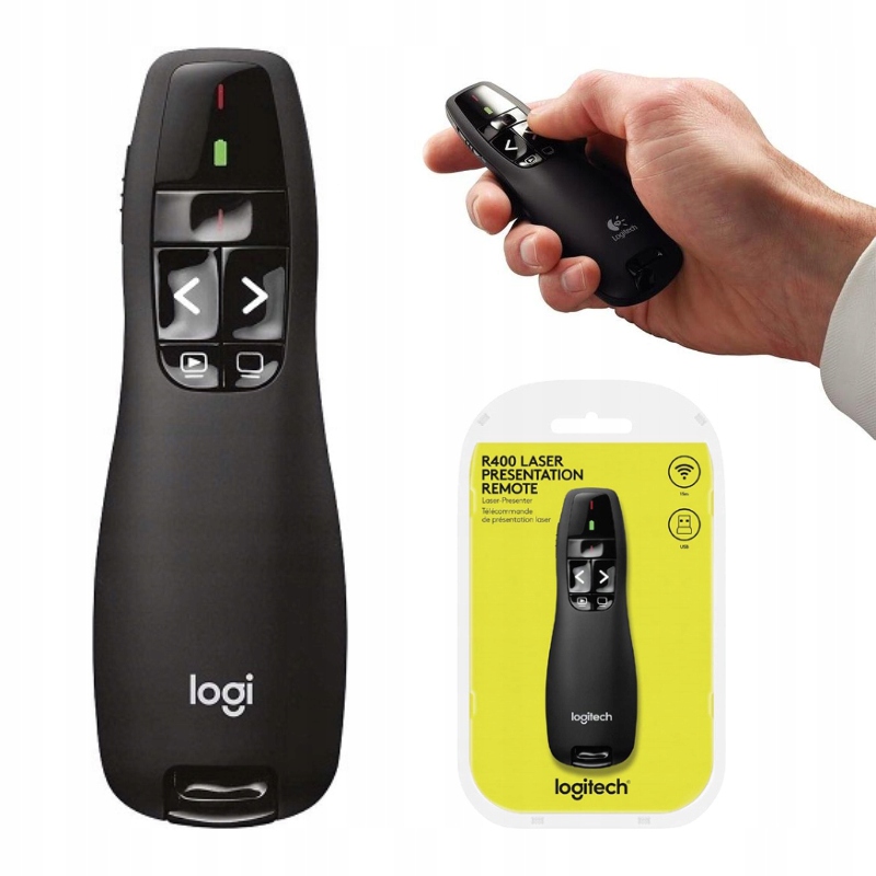 

Prezenter Bezprzewodowy Wskaźnik Laser Logitech