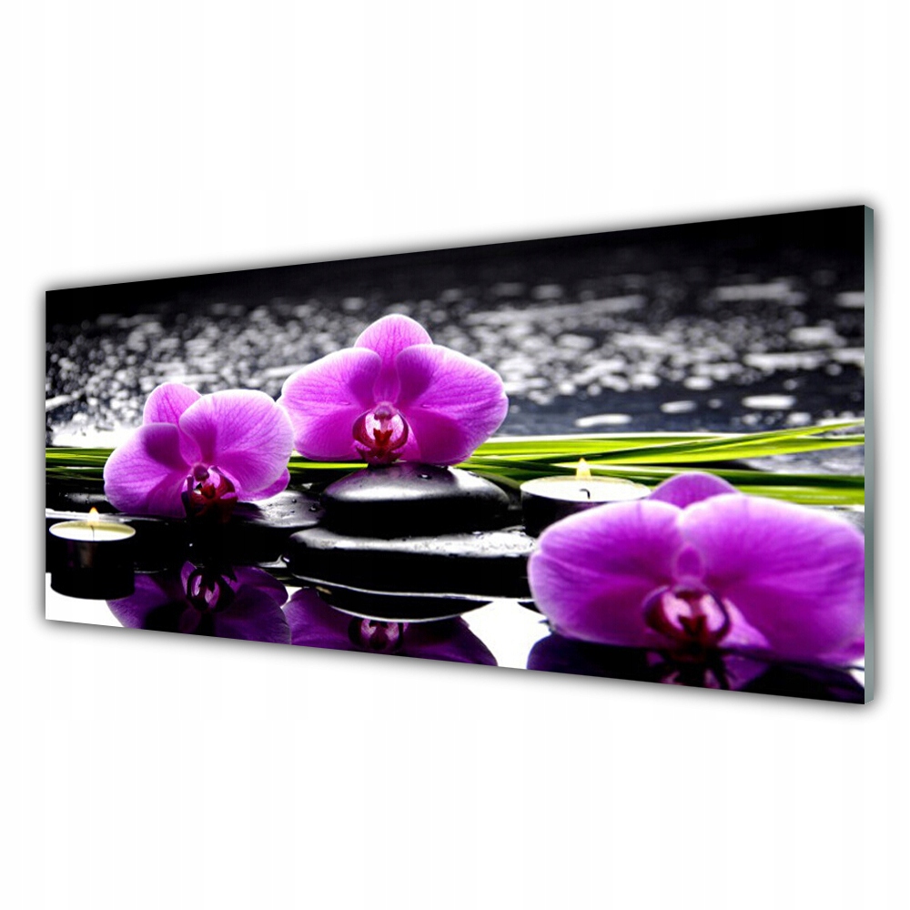 

Obraz akryl wiszący 125x50 Kwiat Orchidea Roślina