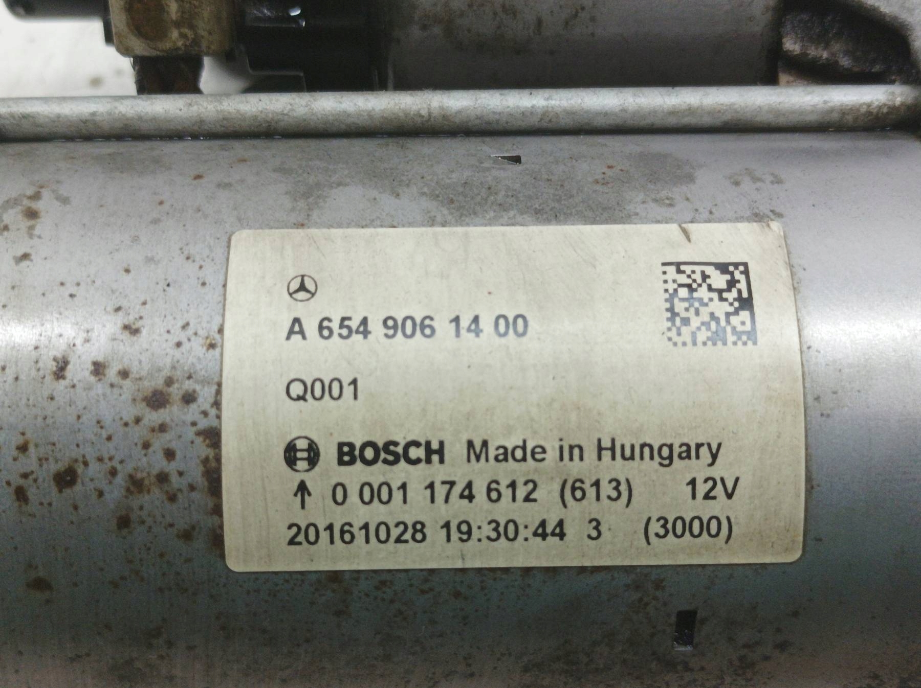 starter A6549061400 2.0 CDI Mercedes-Benz E-klasa V (2016-2023) W213