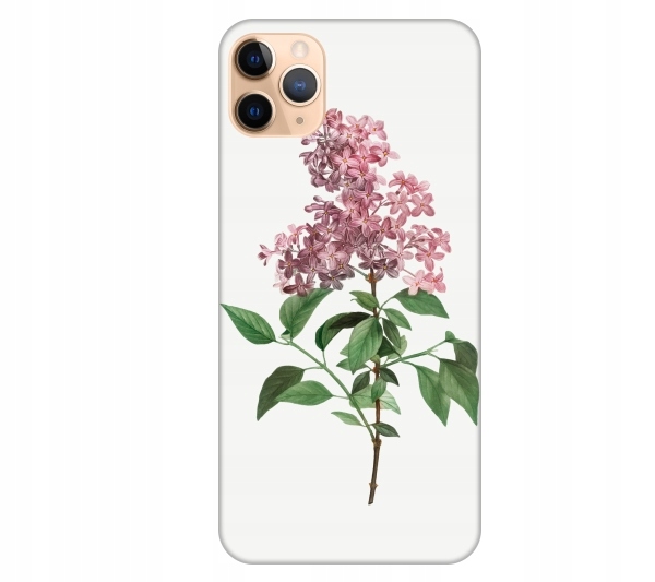 

Etui pokrowiec do iPhone 11 Pro Max Kwiat rózowy a