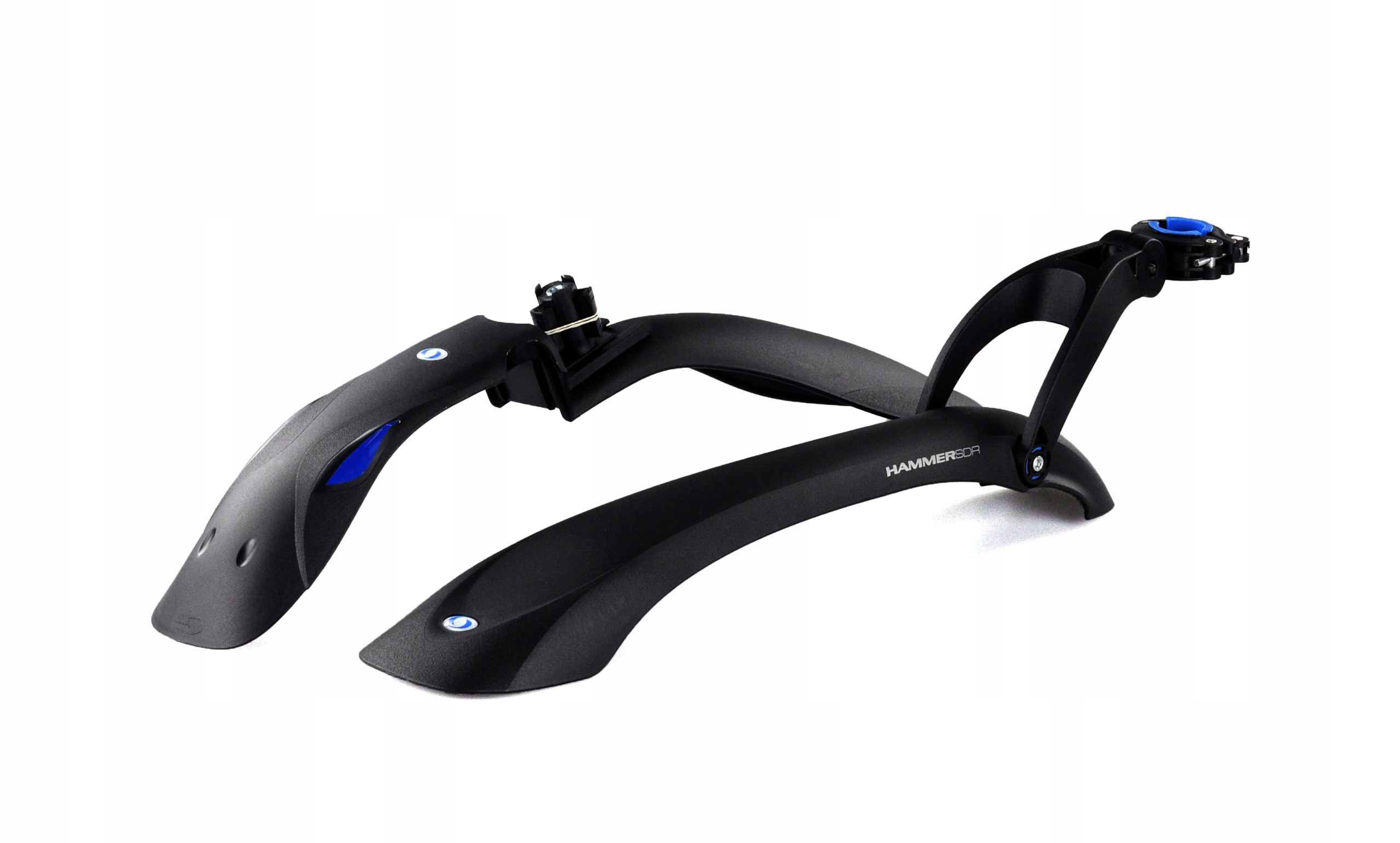 SIMPLA Błotniki HAMMER PRO SPEED clamp czarne Kolor dominujący czarny