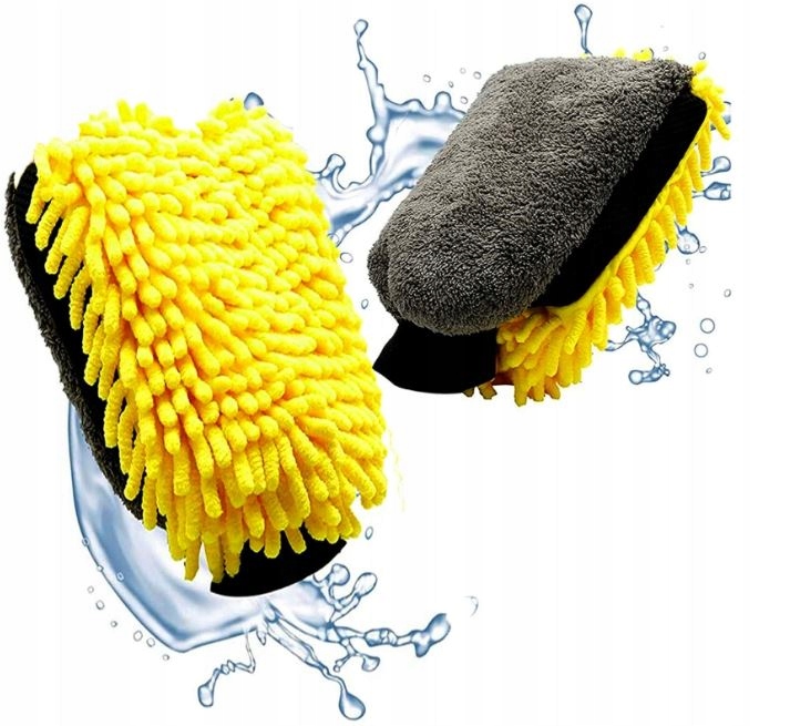 Rękawica mikrofibra dwustronna do mycia Samochodu
