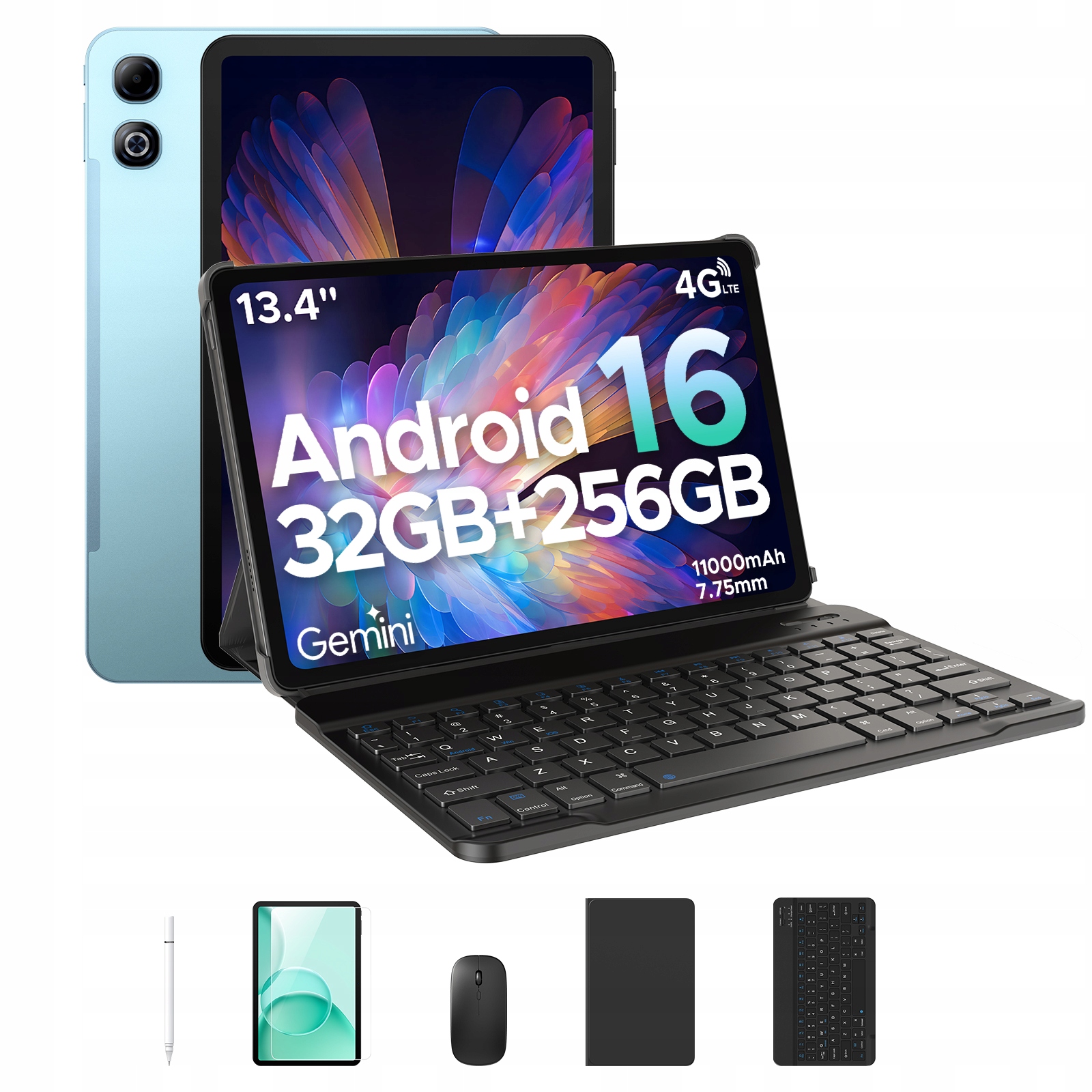 Doogee TABG6MAX Android16 Tablet 13.4“FHD 11000mAh 32+256GB 4G Lte/keyb/pen