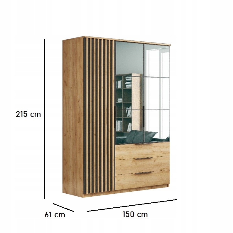 nowoczesna szafa Sorento 150 Marka Sandow