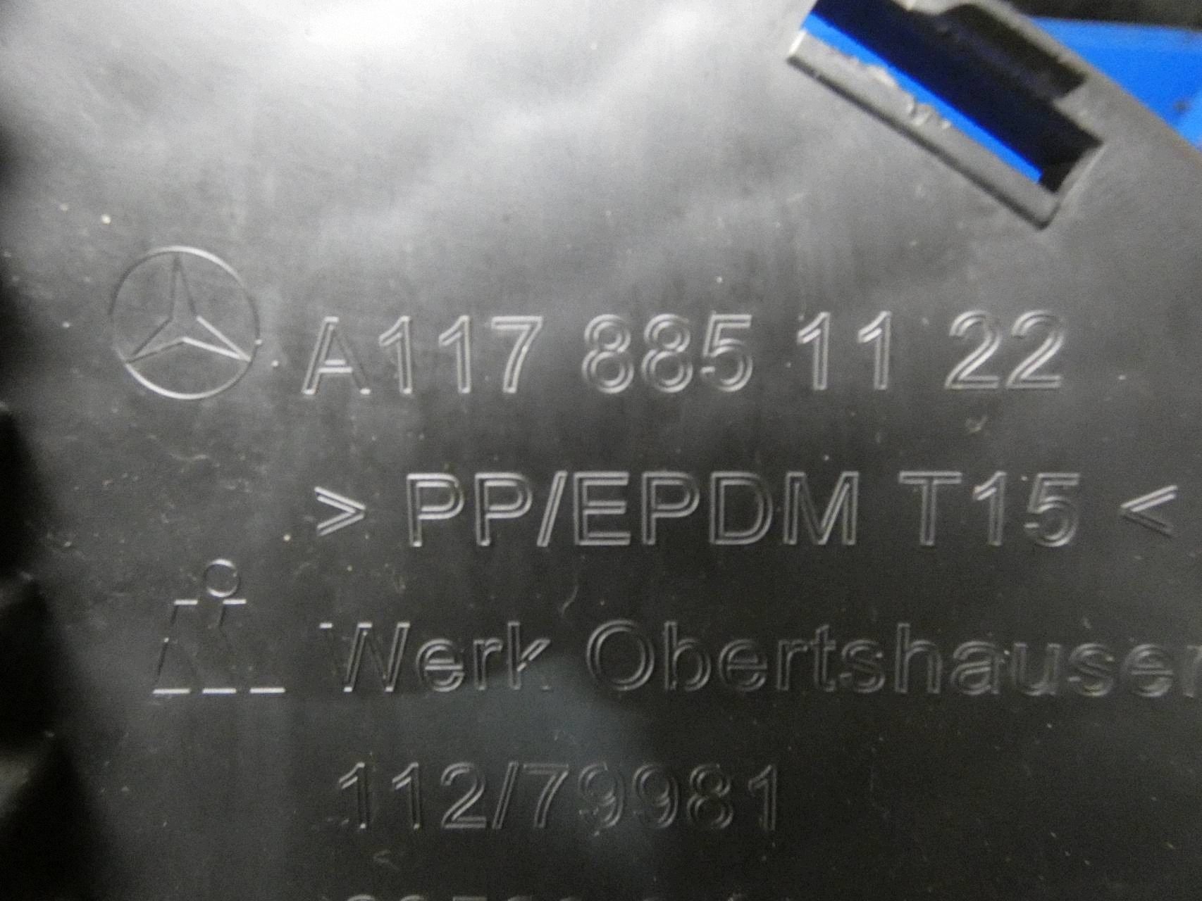 MERCEDES CLA W117 grid of a bumper lower front front below PDC