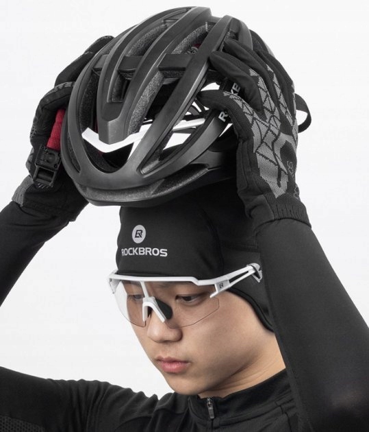 Czapka termo ROCKBROS YPP044 grey otwór na okulary Materiał dominujący lycra