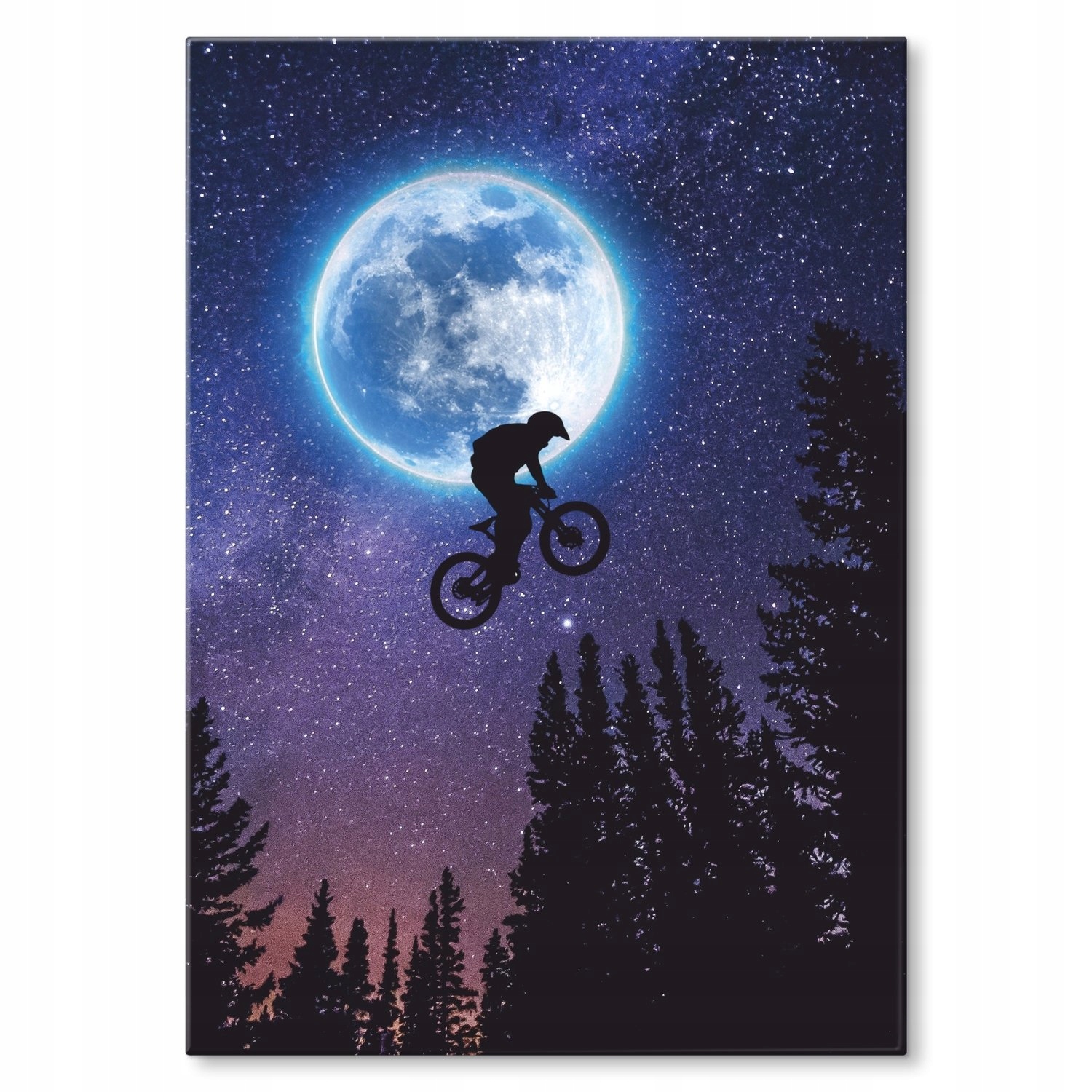 Kovový plakát Moonbike Dárek 22 x 31 cm
