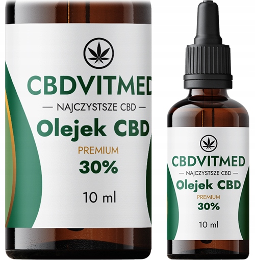 

Olejek Konopny Cbd 30% Stres Relaks 3600 mg 10ml