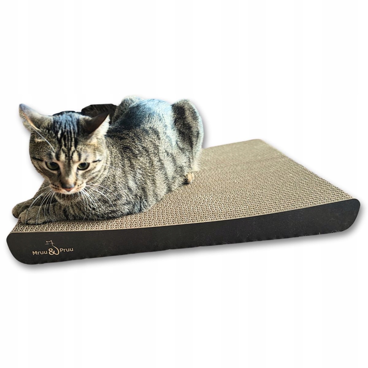 Levně Kartonový škrabák černý velký Mruu&Pruu Sigma