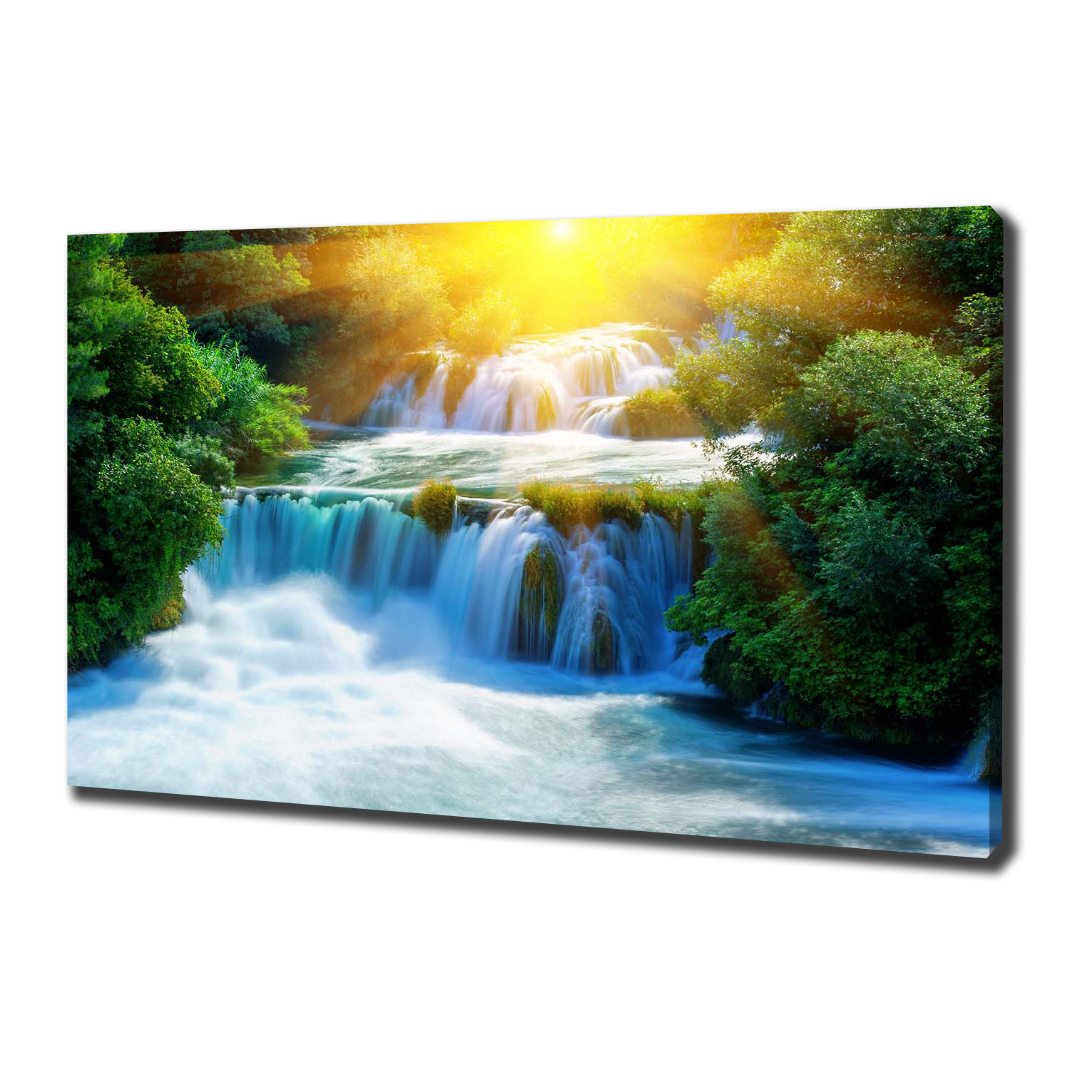 

Foto obraz na płótnie Wodospad Krka 100x70 cm