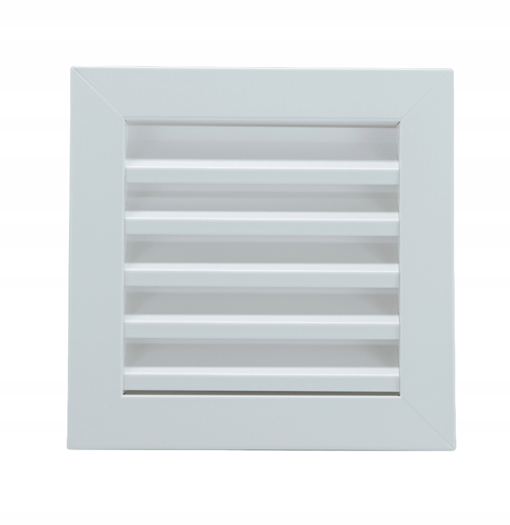 Ventilační mřížka kovová bílá 12,5x12,5 Pl