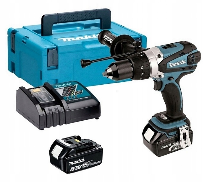 

Makita Wkrętarka Udarowa 18V DHP458RTJ 2x5.0Ah
