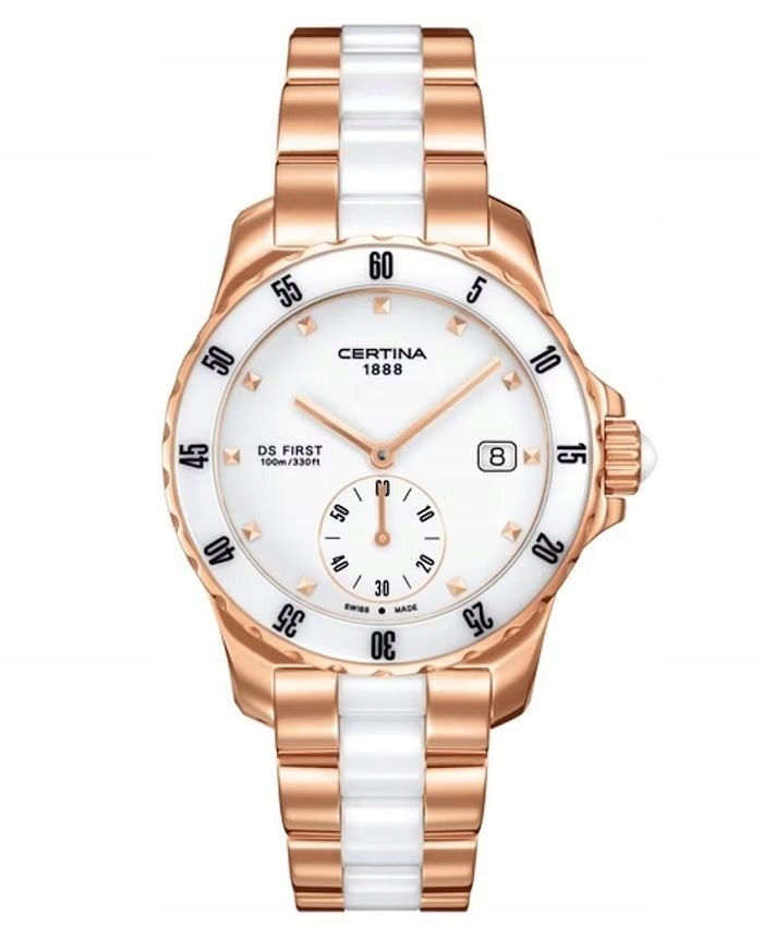 Dámské hodinky Certina Ds First Lady Ceramic C014.235.33.011.00 35 mm 10 Atm