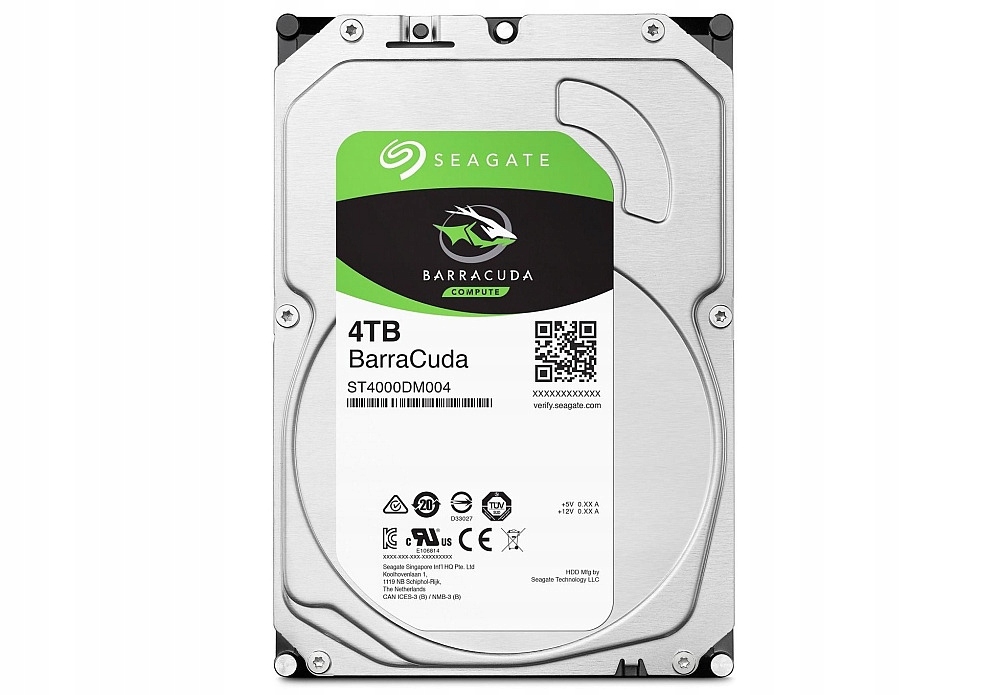 Dysk SEAGATE BarraCuda HDD 4TB Format dysku 3,5