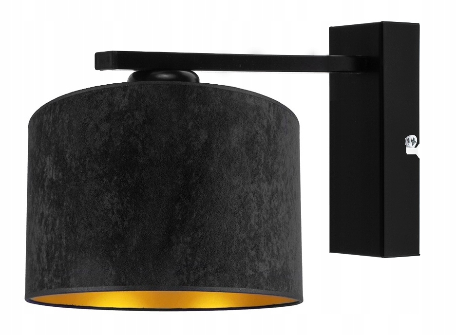 

Lampa Kinkiet Ścienna Abażur Nowoczesny Welur