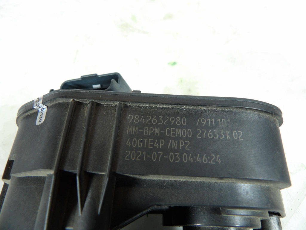 CITROEN C3 III LIFT 1.2B Valvola a farfalla 9842632980