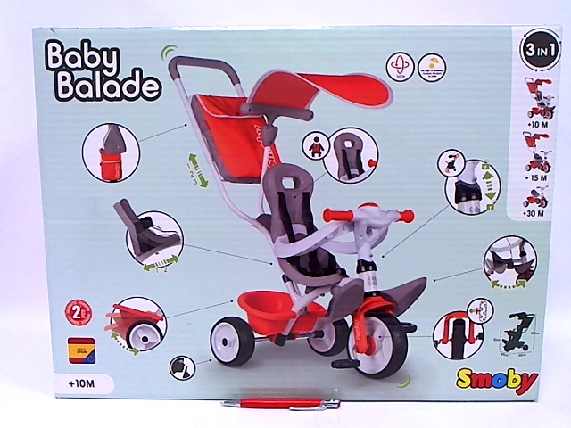 Smoby rowerek Baby Balade czerwony 741105