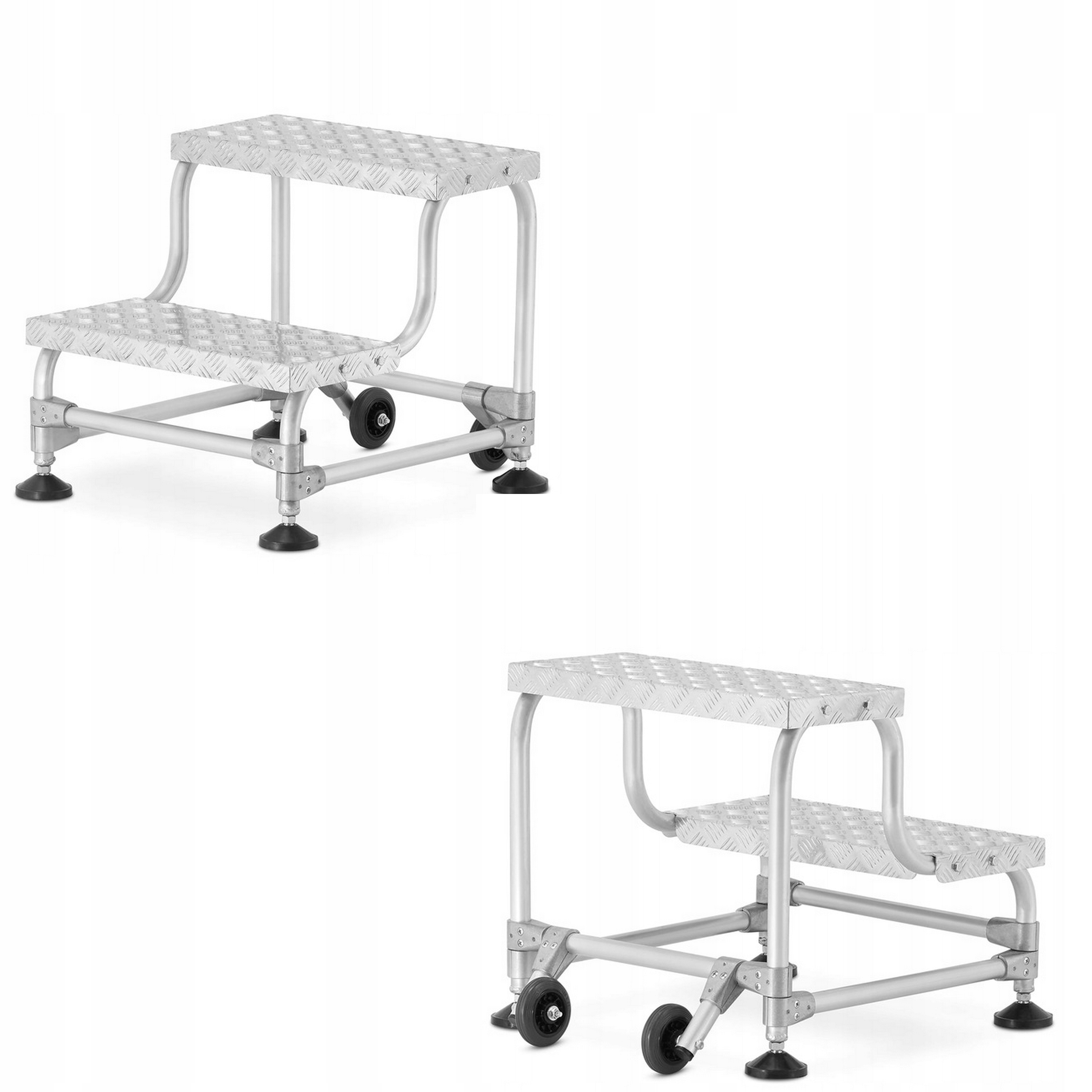 Premium Drabina mAGAZYNOWA schodki sCHODY 1x2 50cm 150KG 2 stopnie