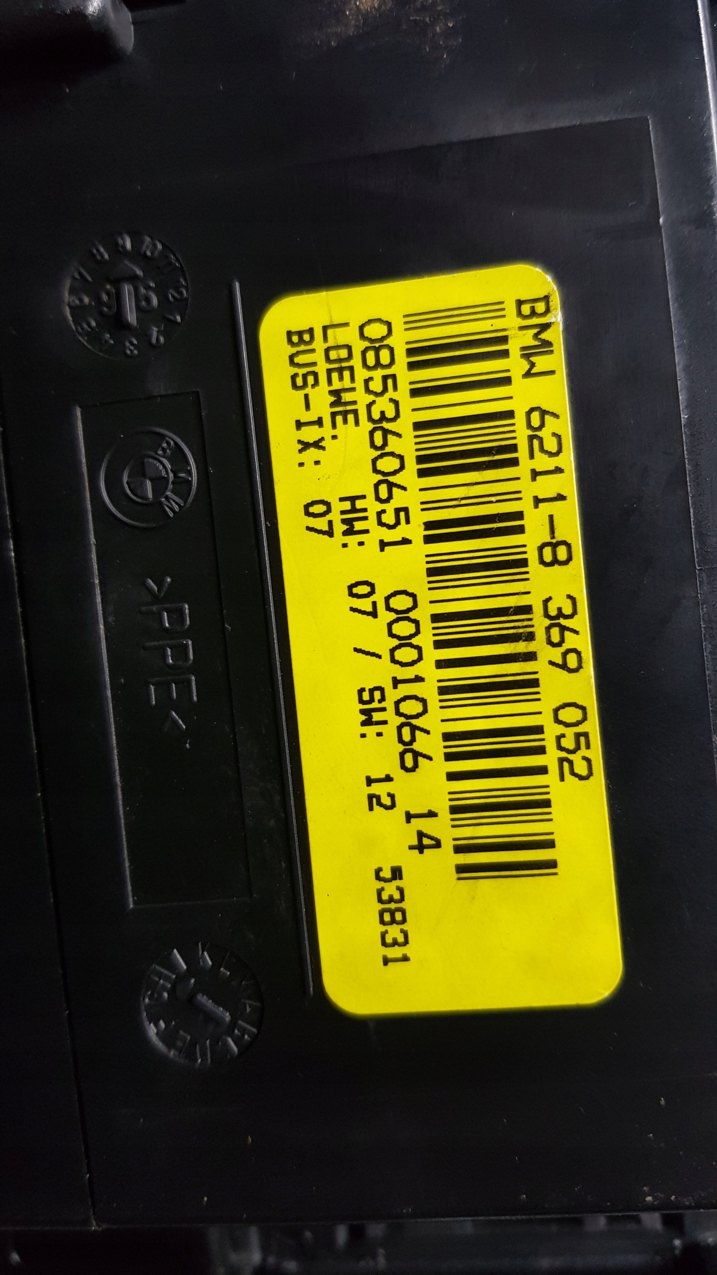 BMW E38 730 module control unit of the dial 8369052