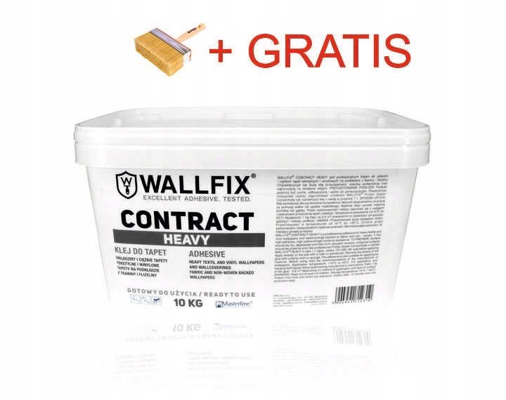 KLEJ DO TAPET WALLFIX CONTRACT HEAVY 2,5KG GRATIS