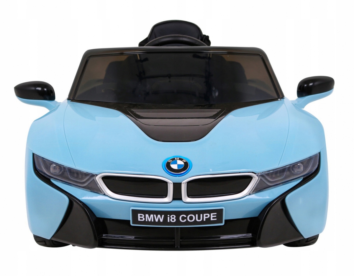 Bmw I8 Lift Auto na akumulator Niebieski Pilot Wolny Start 3-pkt pasy