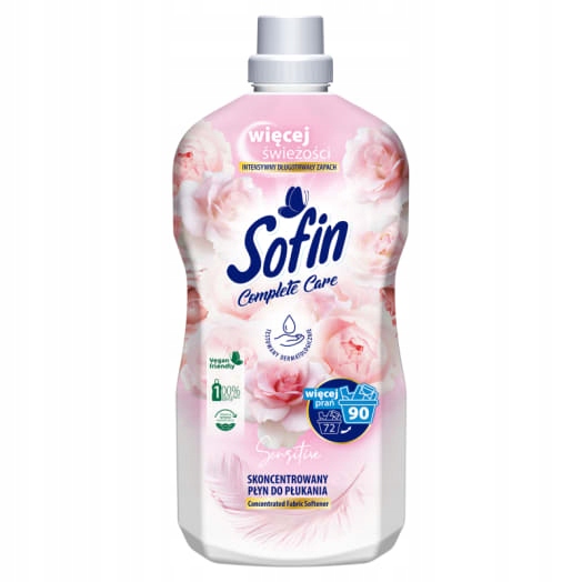 Levně 4x Sofin Complete Care & Sensitive Koncentrovaná tekutá aviváž