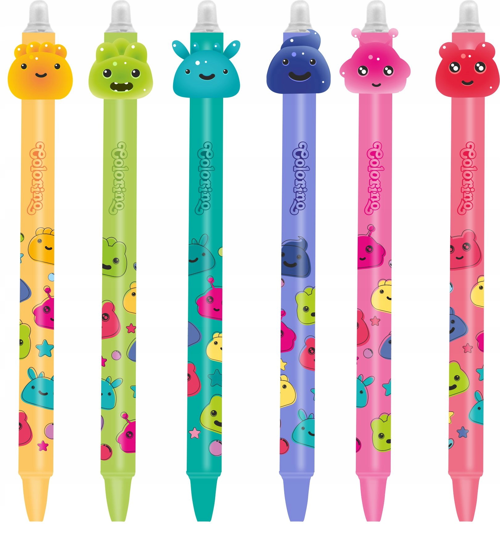 

Colorino Długopis Wymazywalny Jelly Heads X6