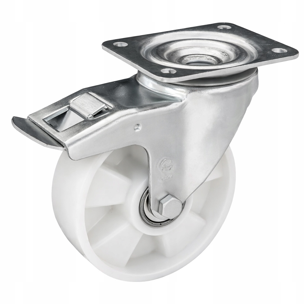 Otočné transportní kolo s brzdou 150 mm polyamid 500 kg kuličkové ložisko