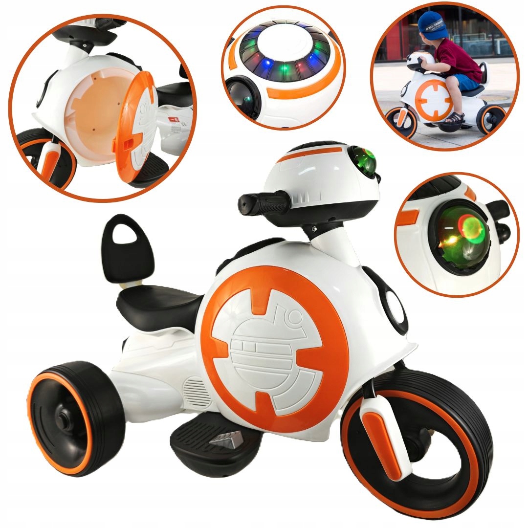 Motor na Akumulator dla Dzieci Biegowy bb-8 Star Wars 6V