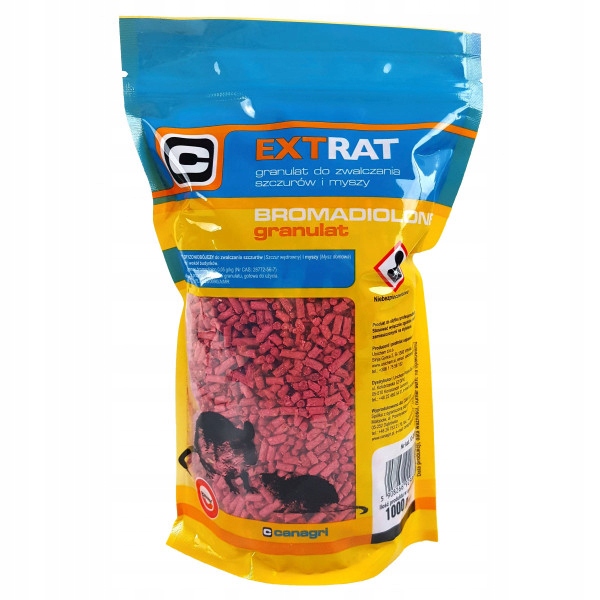 

Extrat granulat 1 kg, trutka na myszy, szczury
