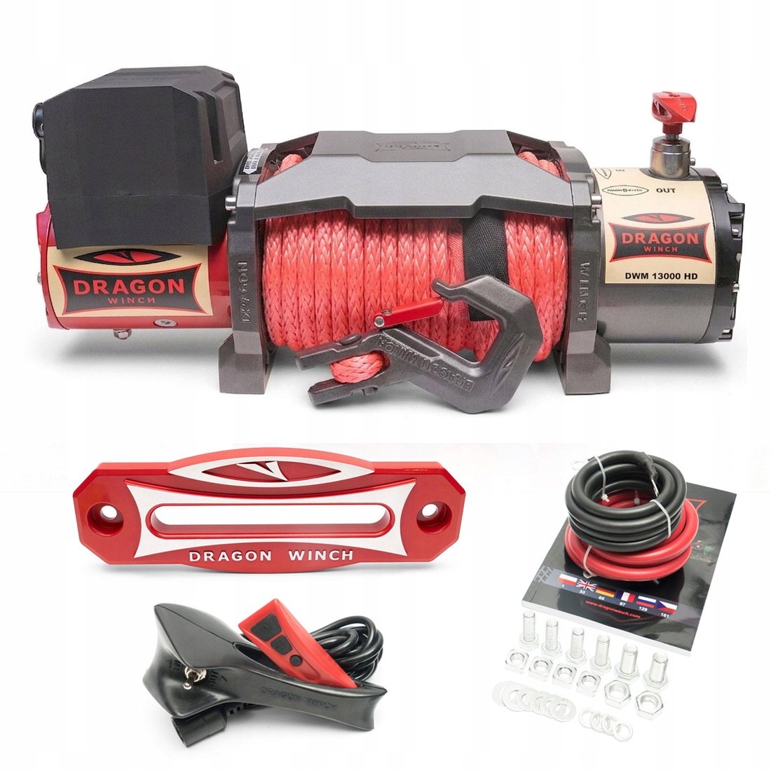 6T Naviják 12V Elektrický Naviják Pilot automobilová syntetický lano