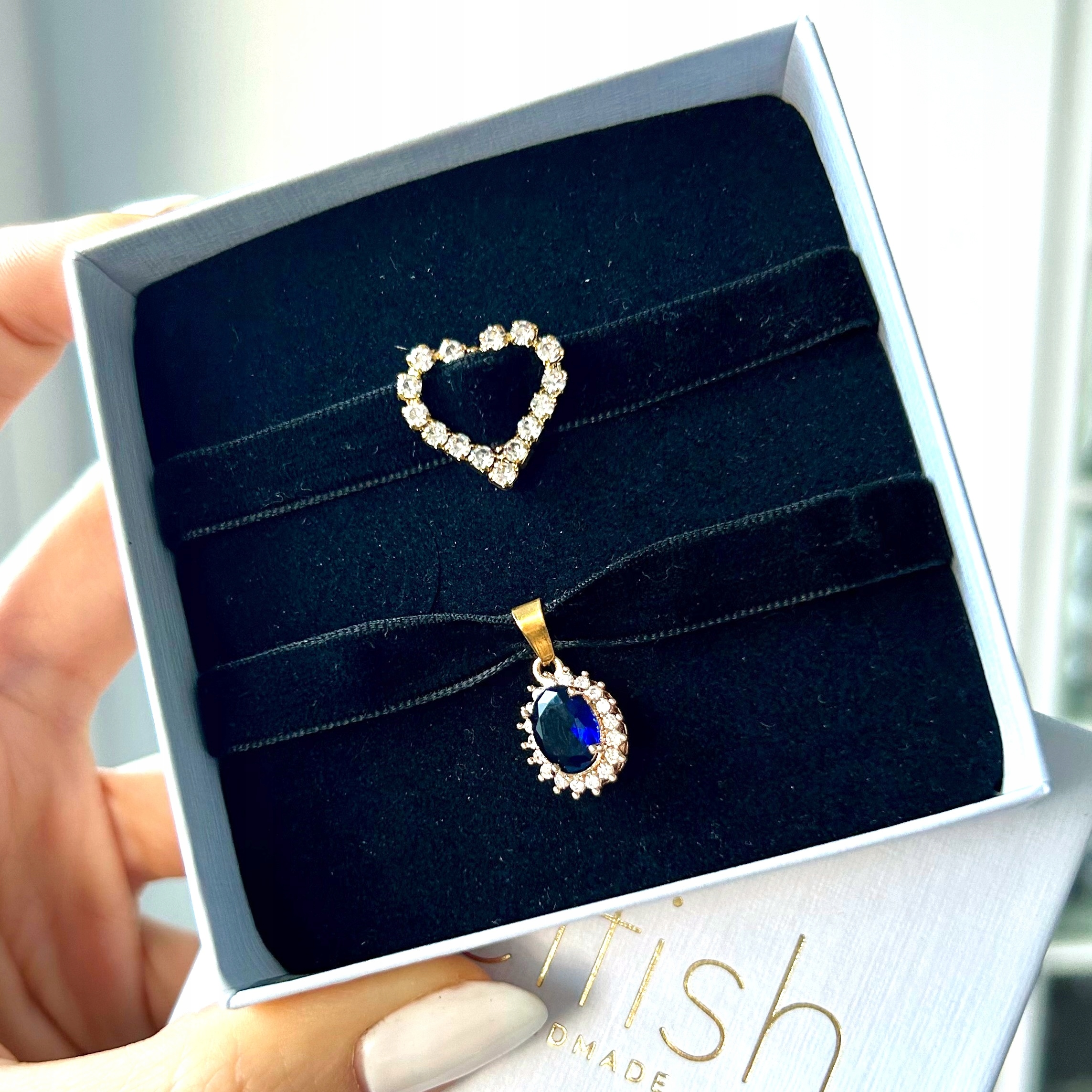 Módní Dárek dívky Valentýna Chokery Náhrdelníky Sametové pozlacené